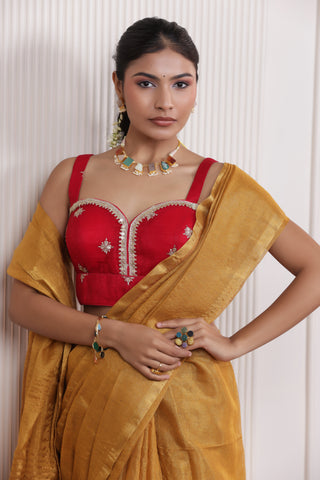 LUXE GOLDEN LINEN TISSUE DRAPE WITH SUBTLE METALLIC FINISH AND CLASSIC CHARM